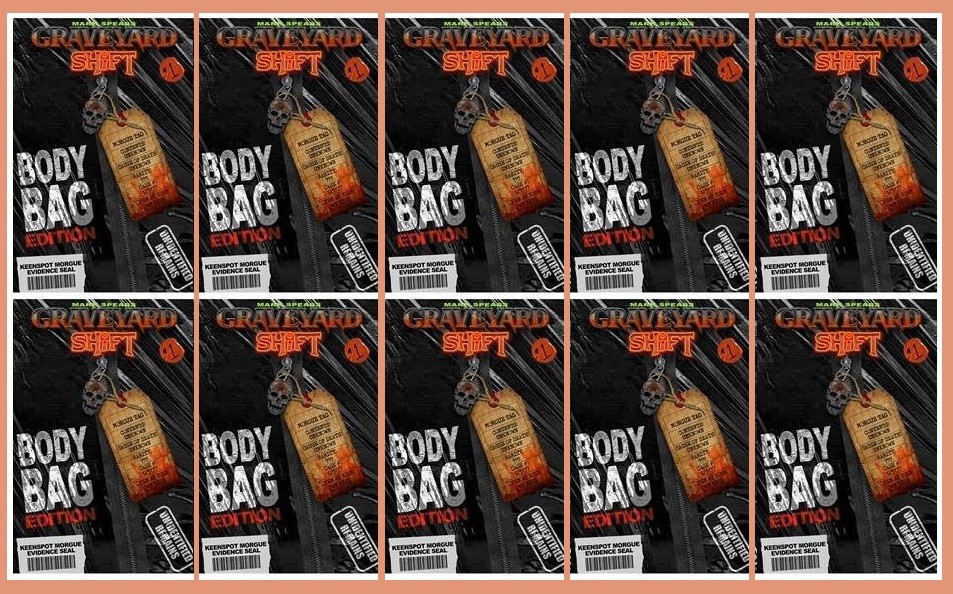 MARK SPEARS GRAVEYARD SHIFT #1 10x BODY BAGS BLIND BAG sealed w/ CARD lot (READ)