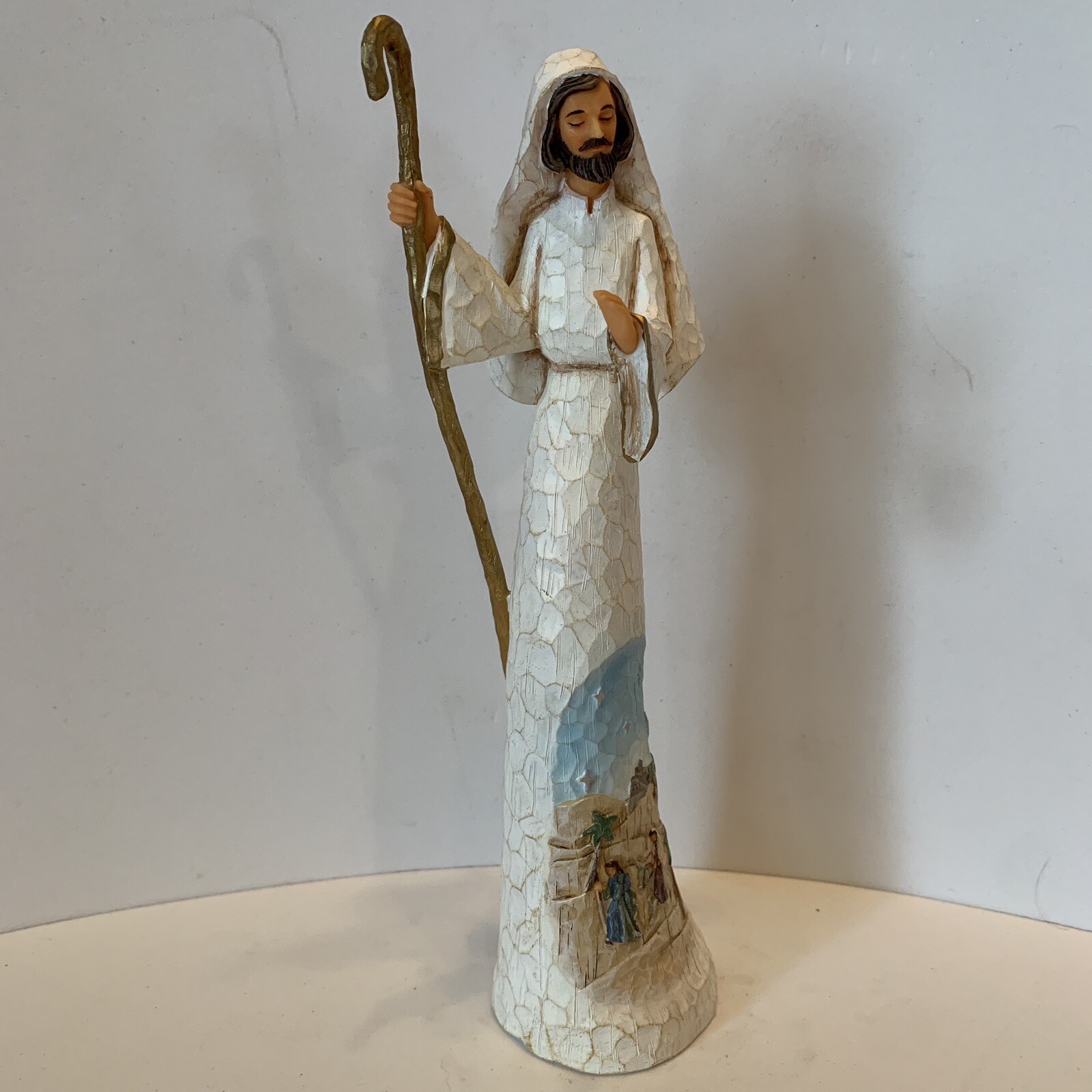 Adoring Joseph A0359 Elegant Blessings Nativity Figurine Thomas Kinkade 2009 Adoring Joseph A0359 Elegant Blessings Nativity Figurine Thomas Kinkade 2009