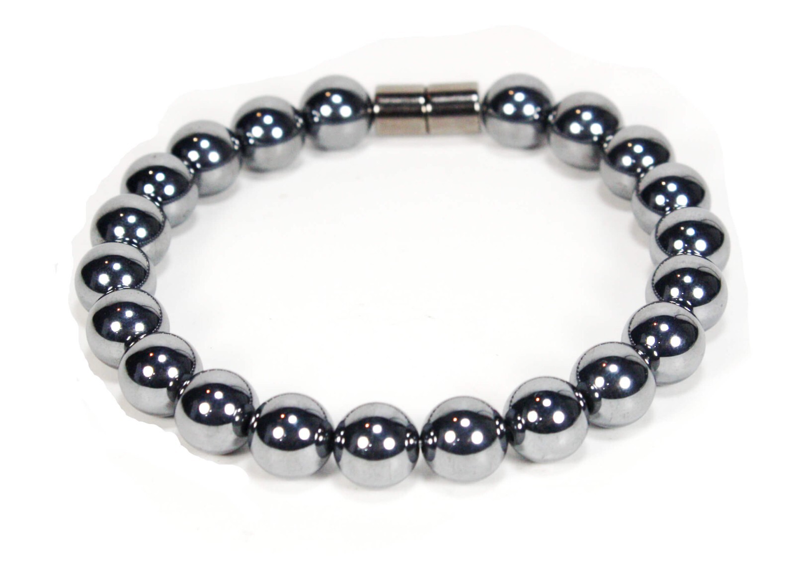 8mm Noble Elite Shungite Bracelet - EMF Protection Jewelry -Easy On Magnet Clasp 8mm Noble Elite Shungite Bracelet - EMF Protection Jewelry -Easy On Magnet Clasp
