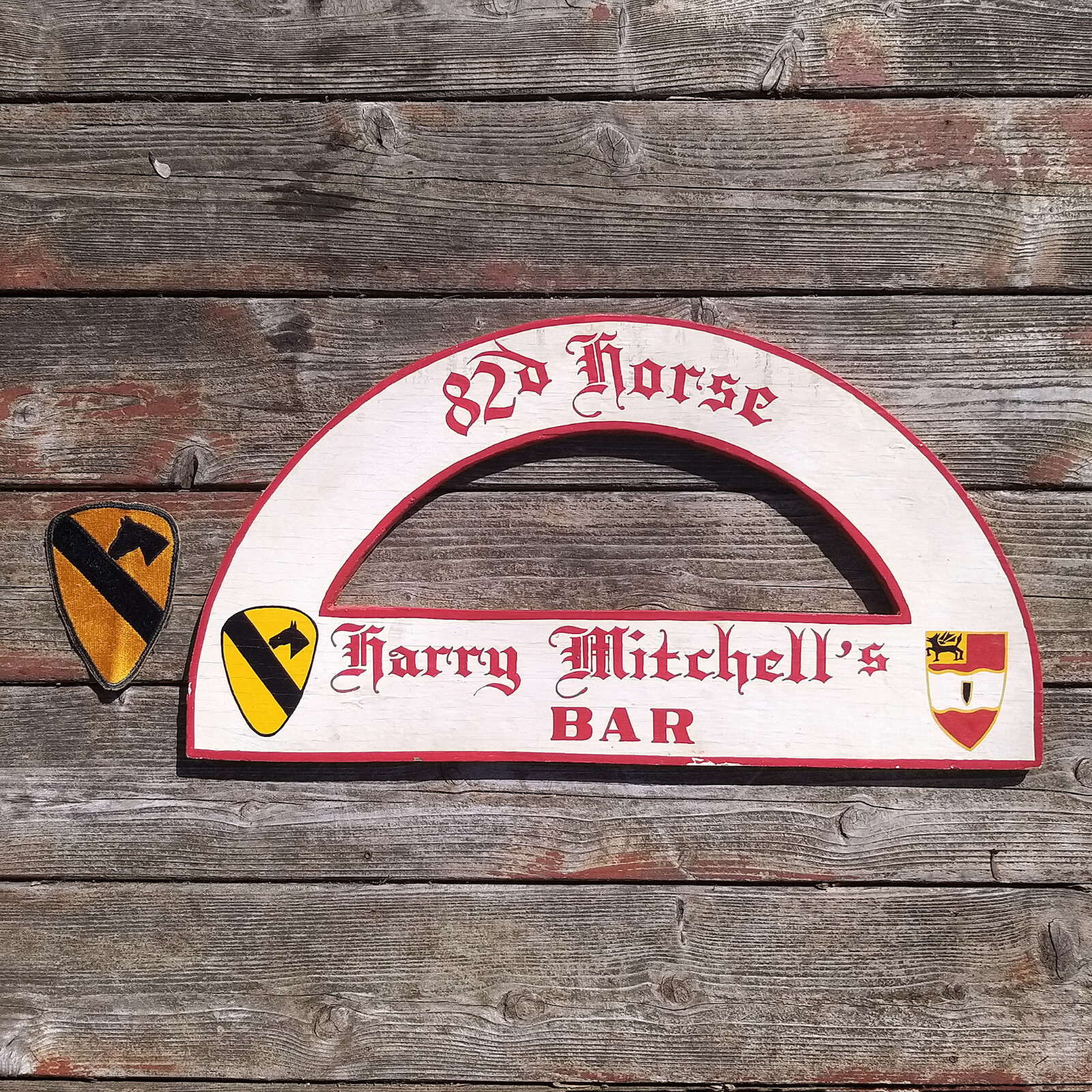 1940s Vintage Harry Mitchell's Brewery Bar Sign Fort Bliss El Paso 1st Cavalry 1940s Vintage Harry Mitchell's Brewery Bar Sign Fort Bliss El Paso 1st Cavalry