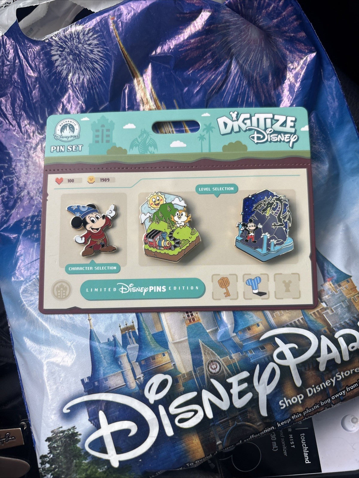 2026 Digitize Disney Sorcerer Mickey 3 pin set Fantasmic Runaway Railway LE 3000 2026 Digitize Disney Sorcerer Mickey 3 pin set Fantasmic Runaway Railway LE 3000