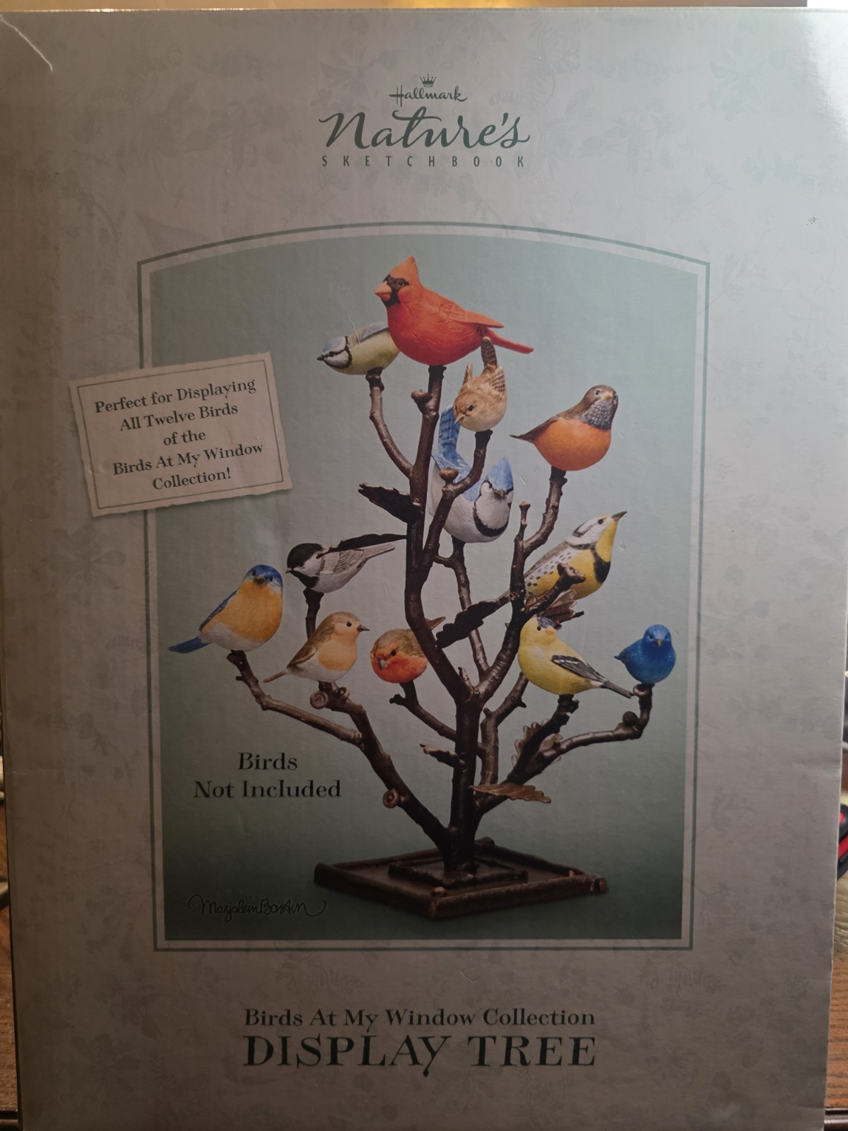 Hallmark Nature\'s Sketchbook Birds At My Window Tree & 12 Figurine Set W/ Boxes Hallmark Nature\'s Sketchbook Birds At My Window Tree & 12 Figurine Set W/ Boxes