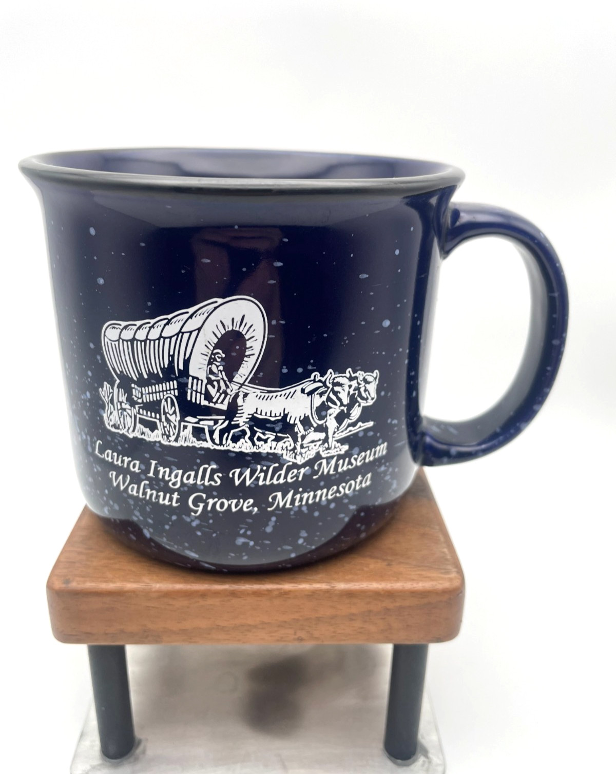 Laura Ingalls Wilder Museum Coffee Mug Walnut Grove Minnesota 14oz Speckle B82