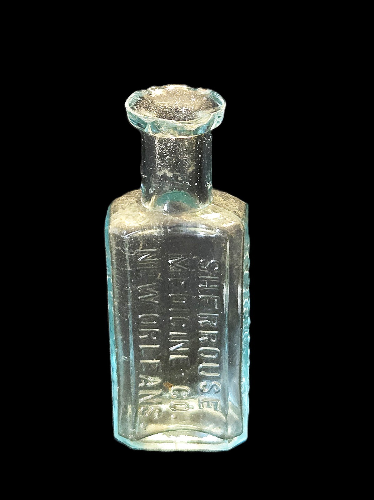 Antique Dr Tichenor's Antiseptic Miniature Bottle Sherrouse Medicine New Orleans Antique Dr Tichenor's Antiseptic Miniature Bottle Sherrouse Medicine New Orleans