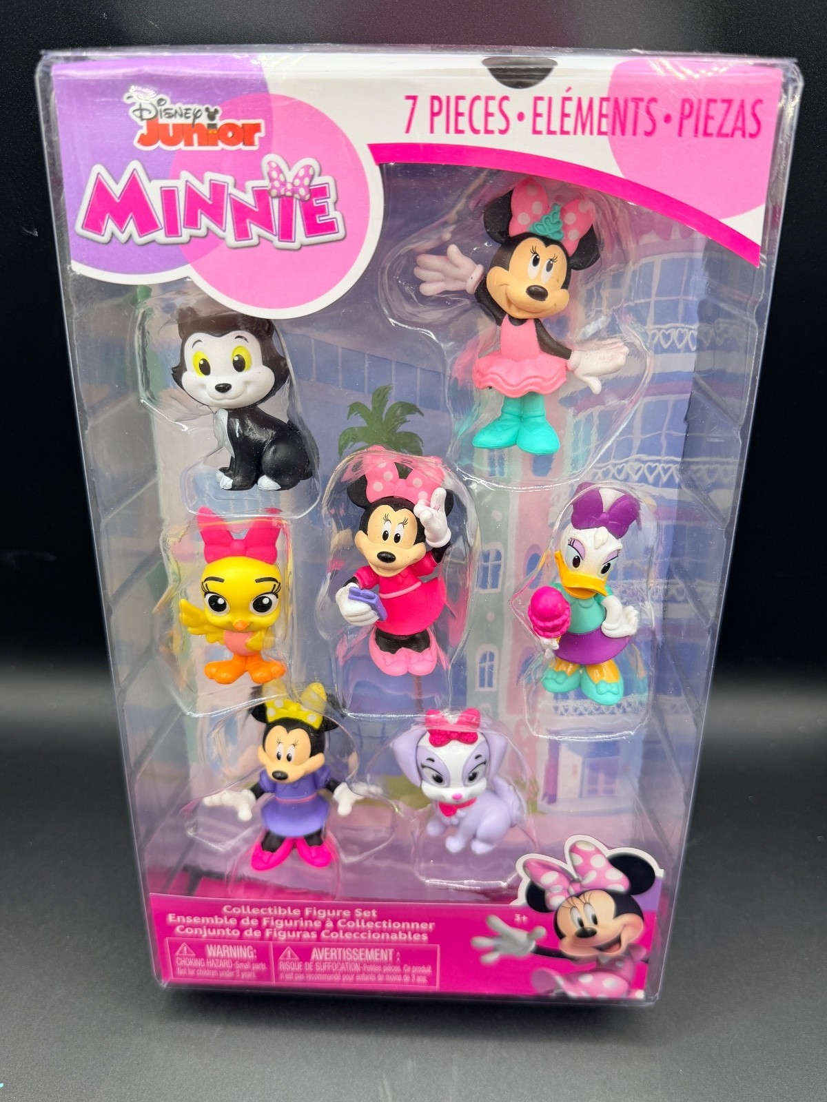 Disney Junior Minnie Collectible Figure Set 7 Pieces - New, Sealed