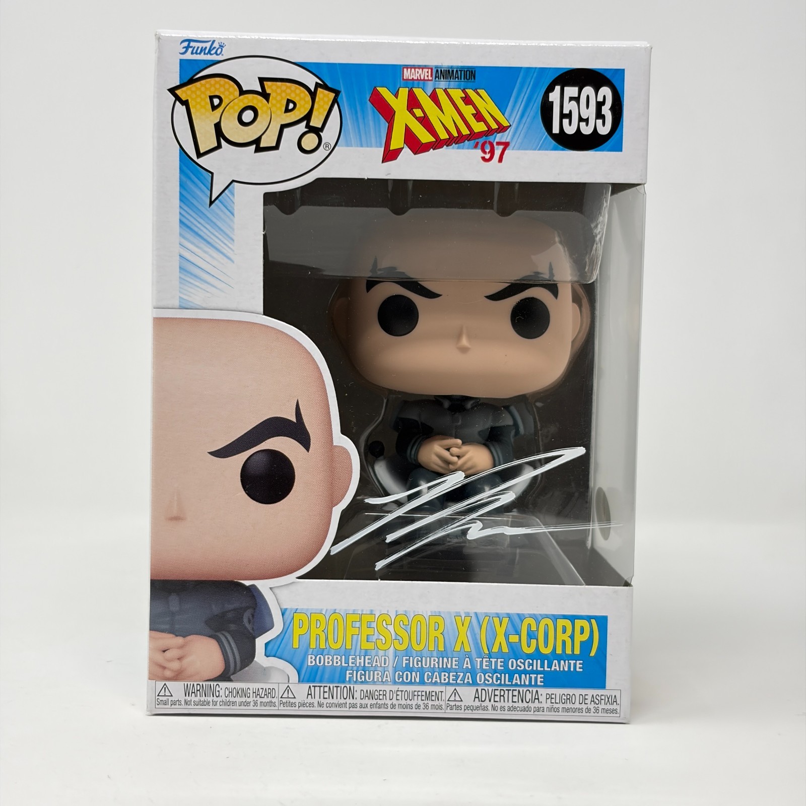 Ross Marquand X-Men '97 Professor X #1593 Signed Funko Pop JSA Cert Auto