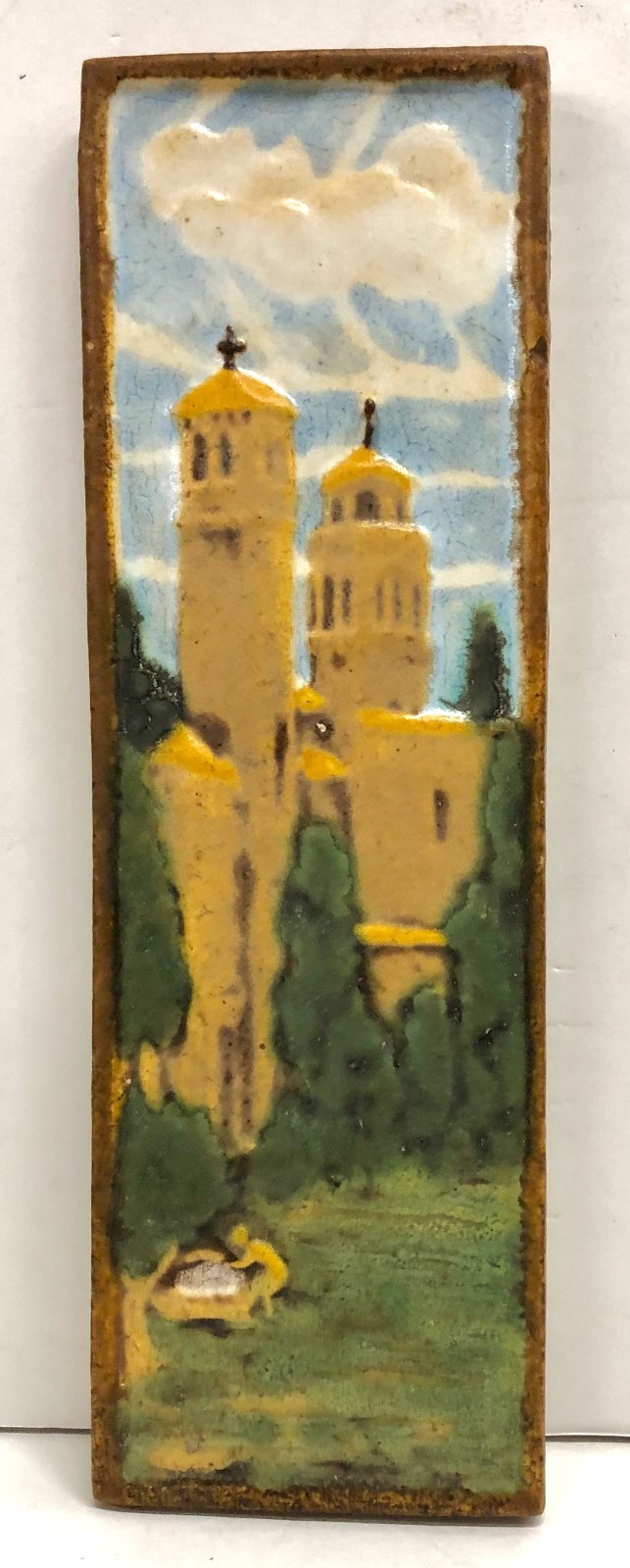 CALCO California Vintage Polychrome Tile with Mission