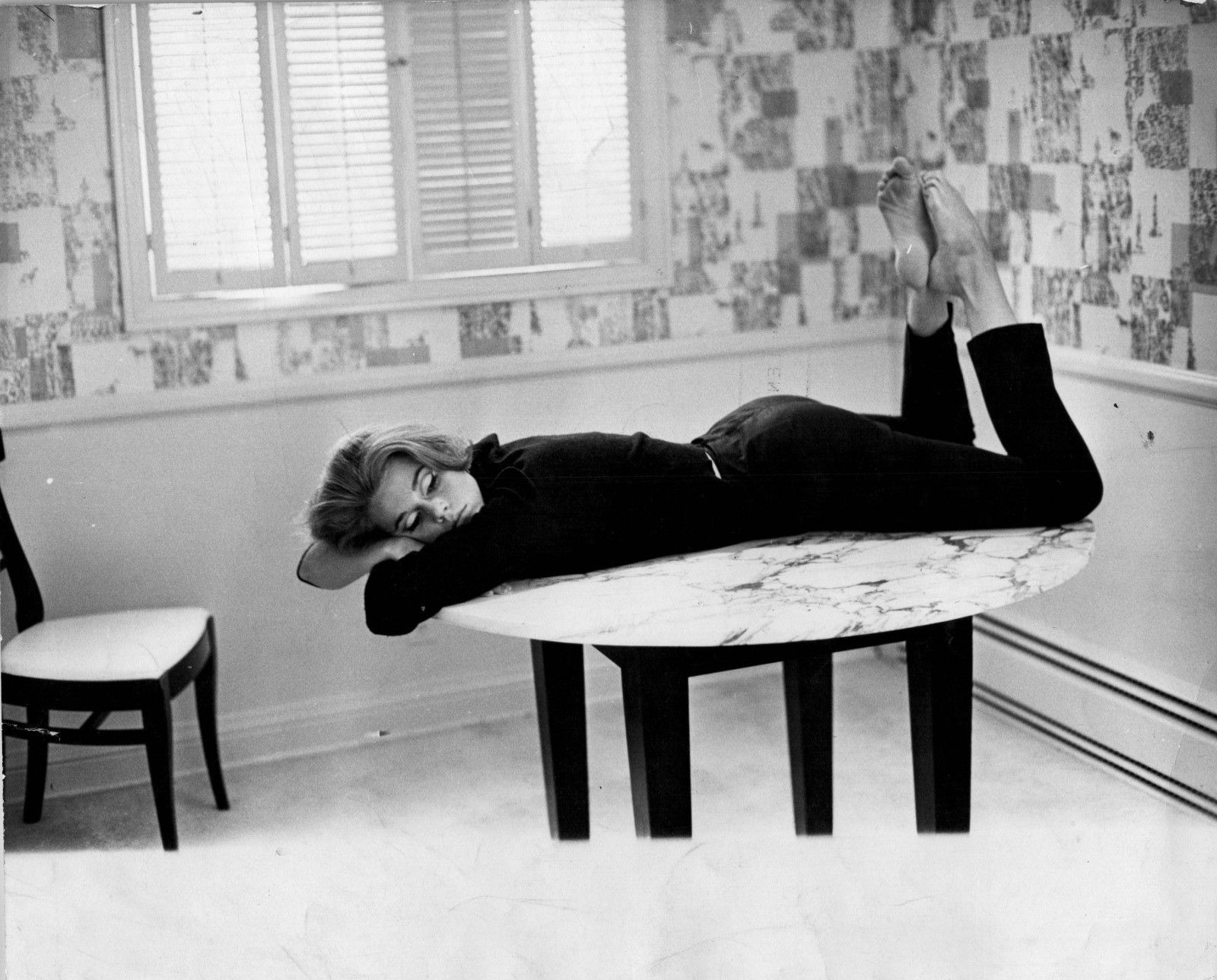 HOLLYWOOD JANE FONDA SEDUCTIVE POSE STUNNING 1950s PORTRAIT Orig PHOTO MA80