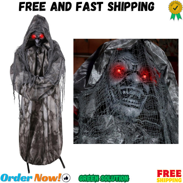 5.4-Ft. Jump Scare Witch Halloween Animatronic
