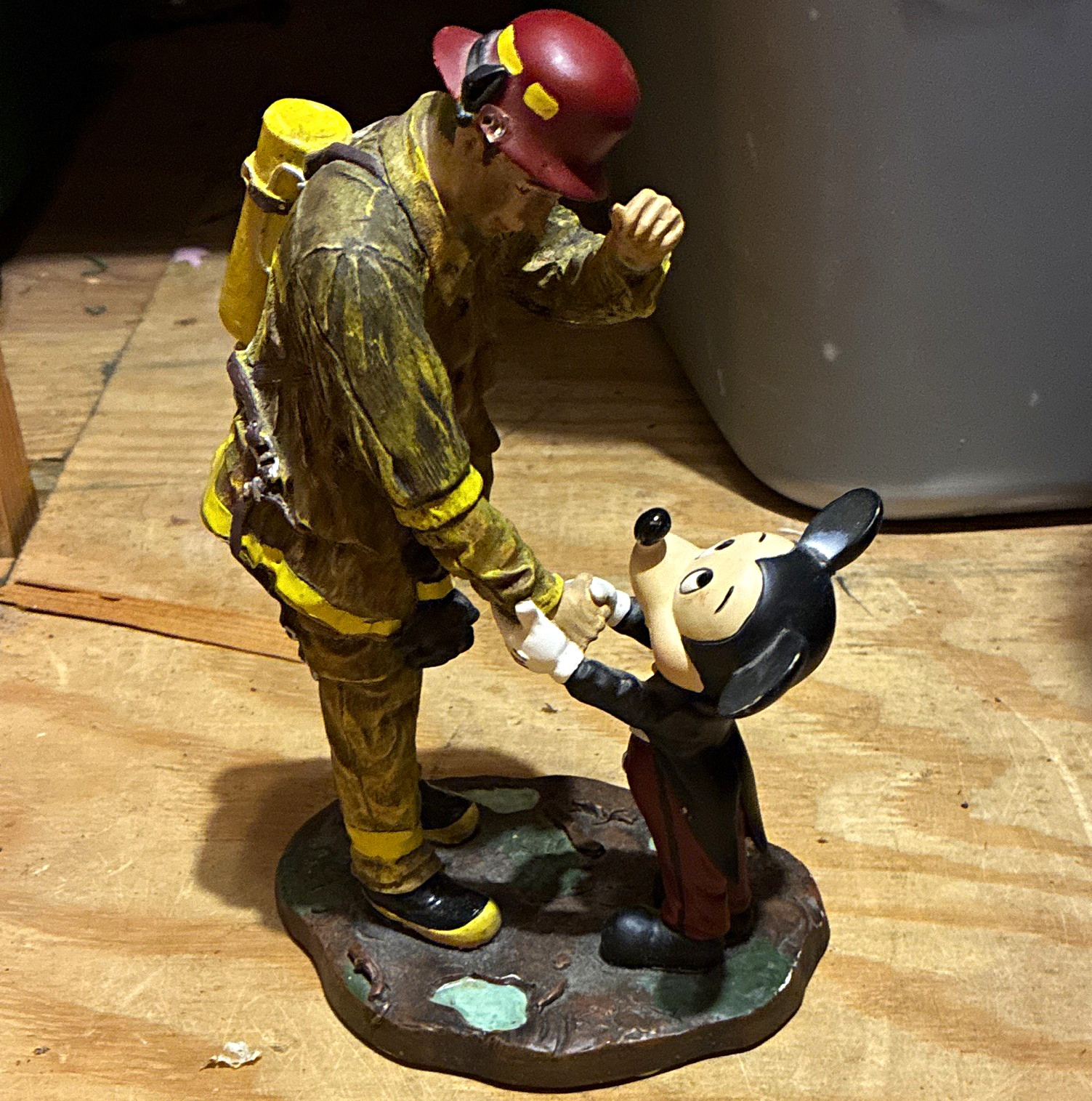 Disney Mickey Mouse A Tribute to Fire Fighters Figurine Charles Boyer Edition