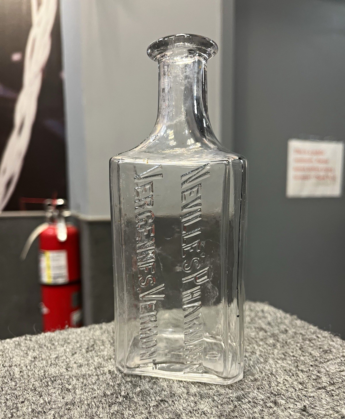Antique Vermont Medicine Bottle 6.5” Druggist Neville’s Pharmacy Vergennes 1880s Antique Vermont Medicine Bottle 6.5” Druggist Neville’s Pharmacy Vergennes 1880s