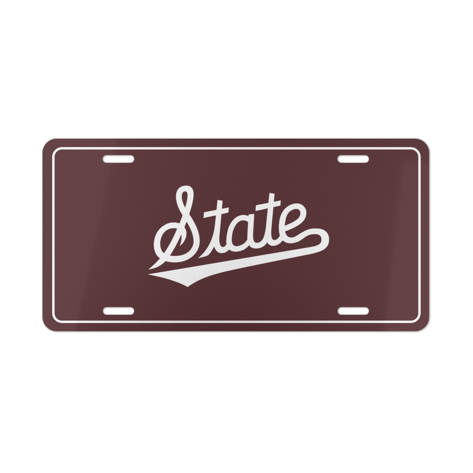 Mississippi State Bulldogs Vanity License Plate – NCAA College Football Car Tag