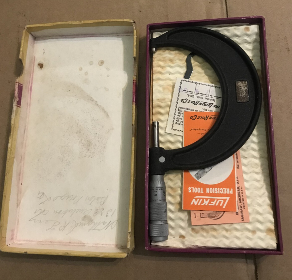 OEM Vintage Lufkin Micrometer Caliper 3\