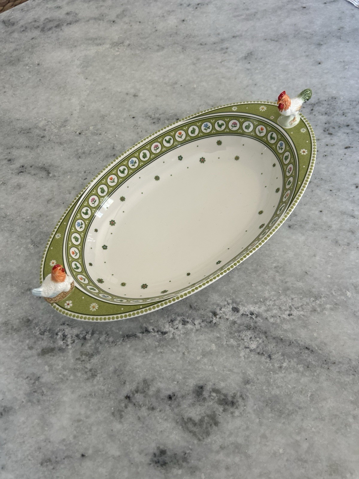 Villeroy and Boch Farmer’s Spring Oval Deep Bowl/Serving Dish Stunning Vintage Villeroy and Boch Farmer’s Spring Oval Deep Bowl/Serving Dish Stunning Vintage