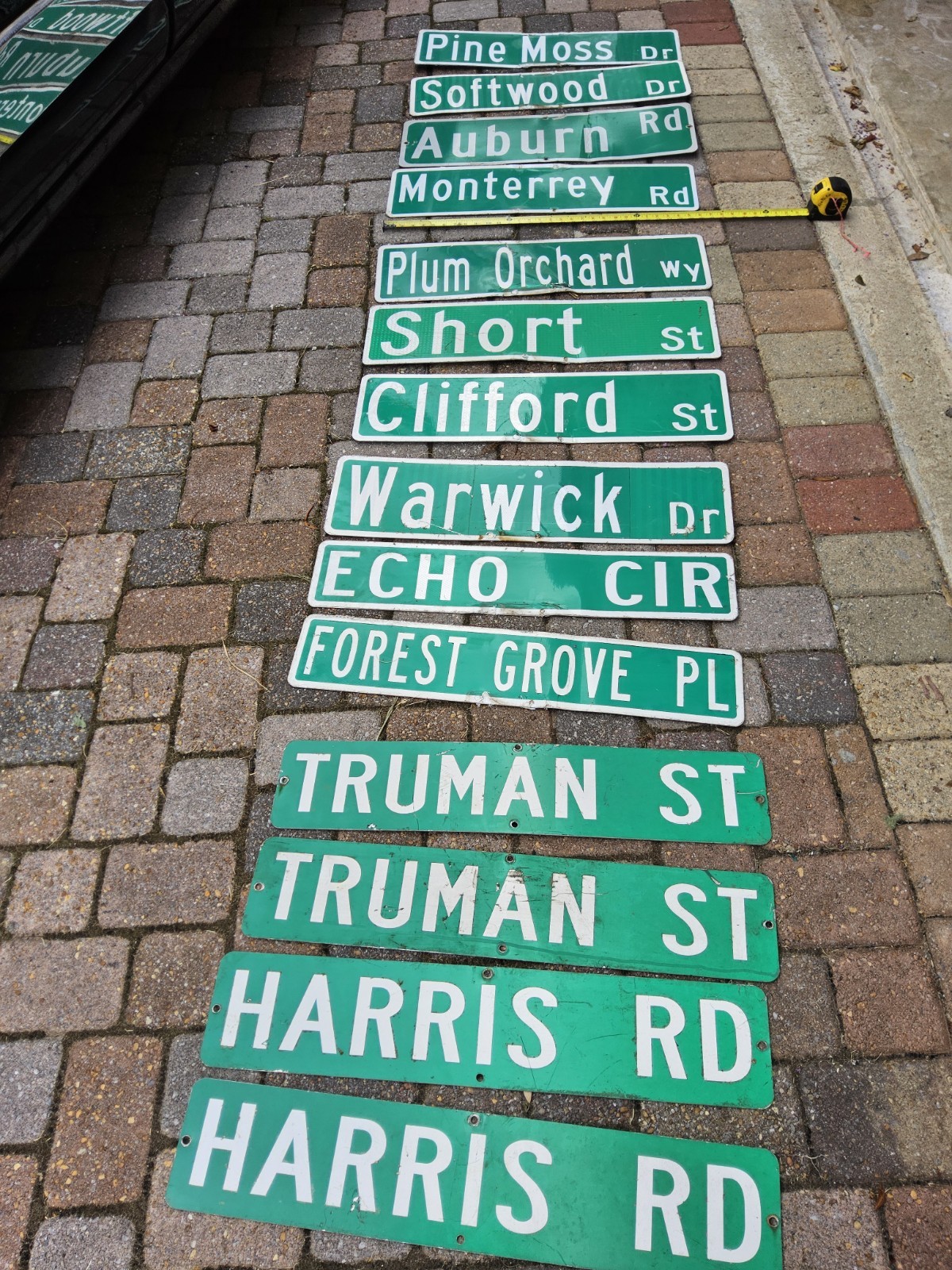 4& Street name 30 inch signs signs pICK ONE. Approximately 30 inch in length 4& Street name 30 inch signs signs pICK ONE. Approximately 30 inch in length