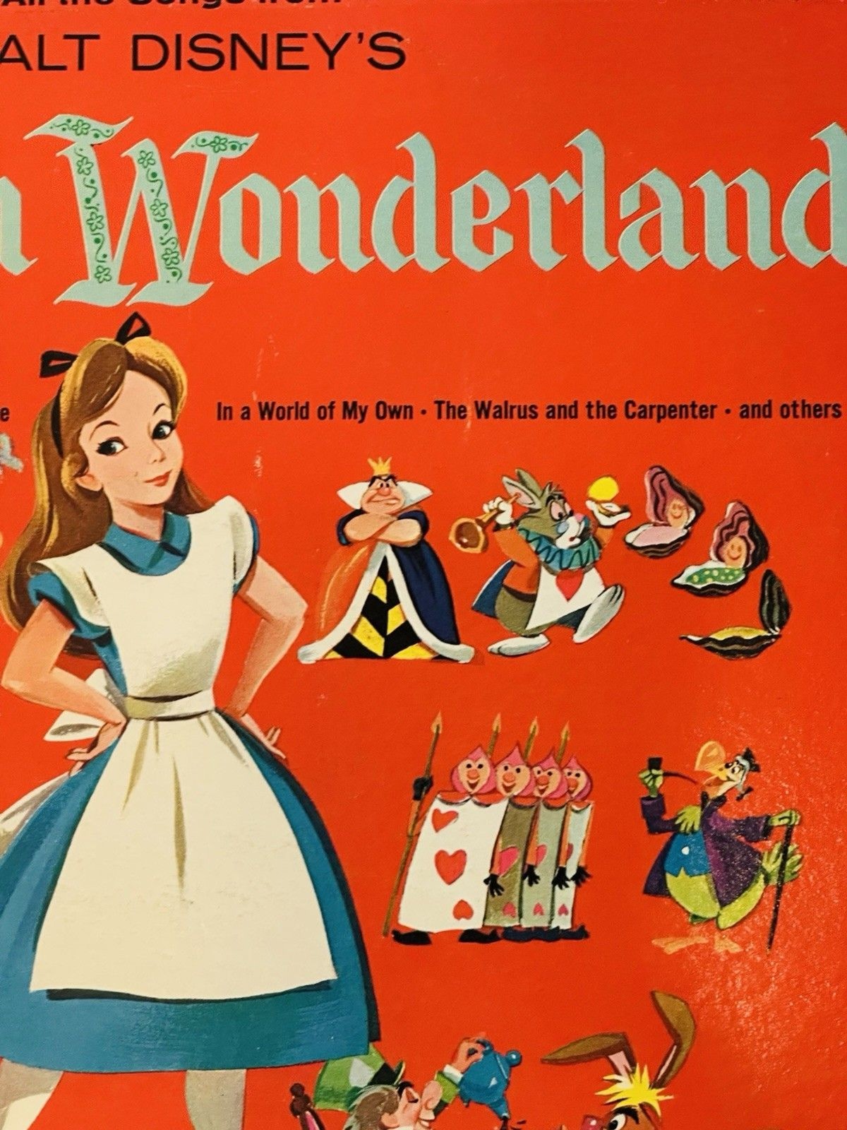 RARE ANTIQUE COLLECTIBLE-WALT DISNEY'S “ALICE IN WONDERLAND” 1959 DQ1208