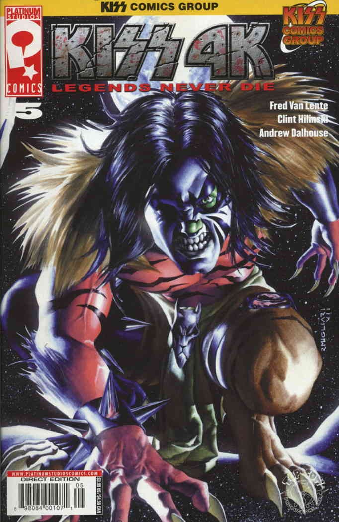 Kiss 4K #5 VF; Platinum | Band Peter Criss Cover - w/Bag+Board