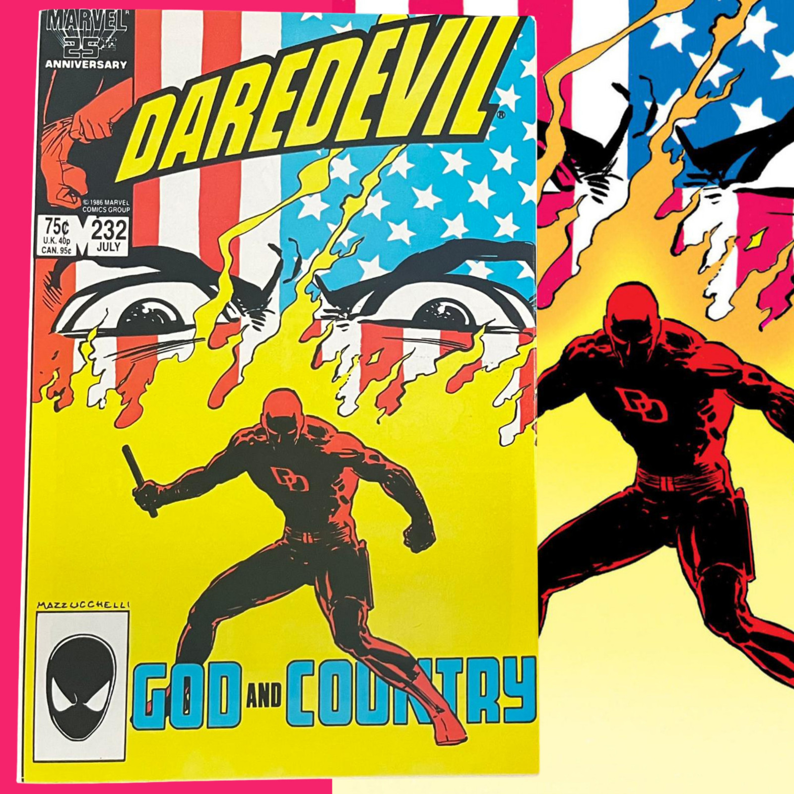 DAREDEVIL #232 (1986) 1st Appearance of Nuke (Frank Simpson) - DAREDEVIL #232 (1986) 1st Appearance of Nuke (Frank Simpson) -
