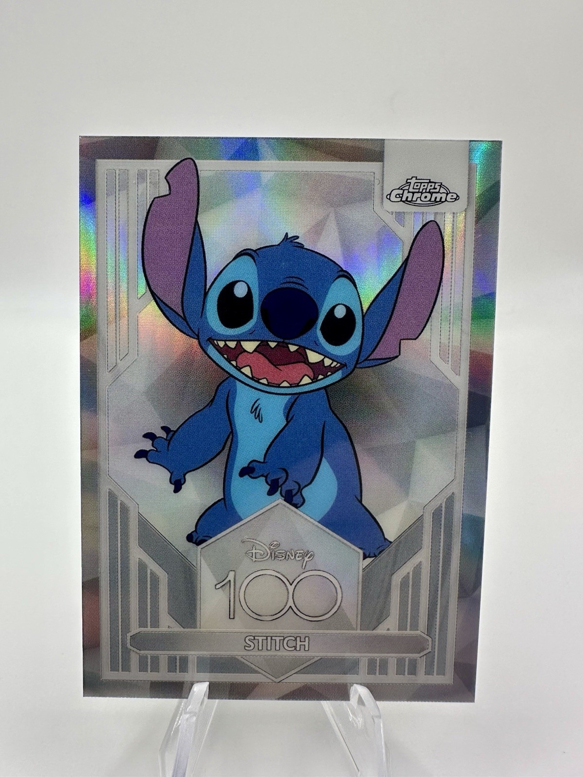 2023 Topps Chrome Disney 100 Stitch Refractor 2023 Topps Chrome Disney 100 Stitch Refractor