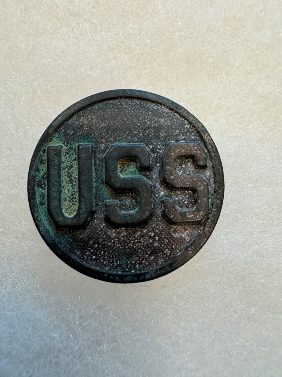 USS Collar Insignia US Scouts Indian Wars Original 