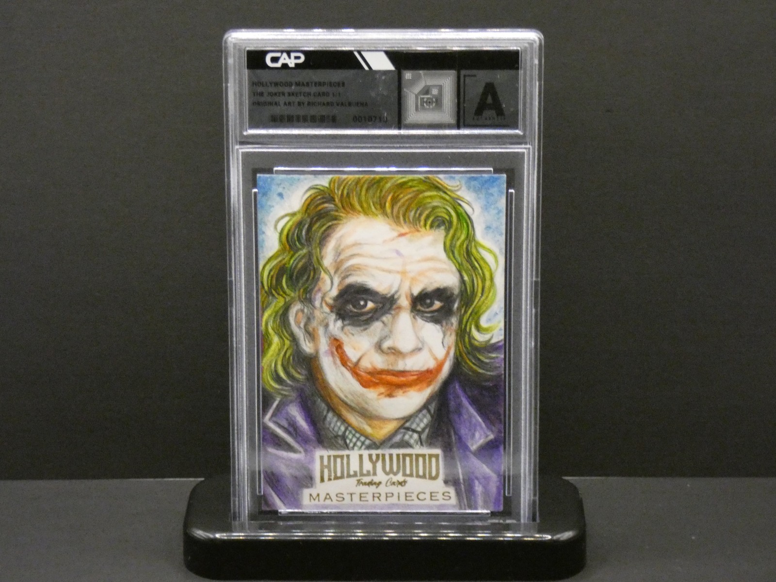 Heath Ledger as The Joker - 1/1 sketch card- Hollywood Masterpieces