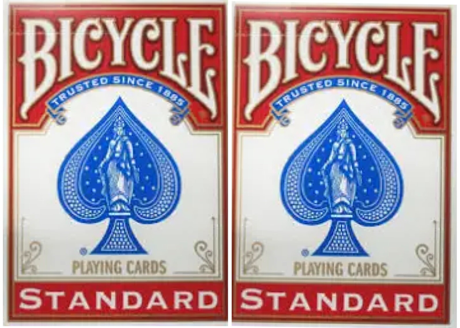 Bicycle Red Back Svengali Deck Set Of Two Decks With Different Force Cards New
