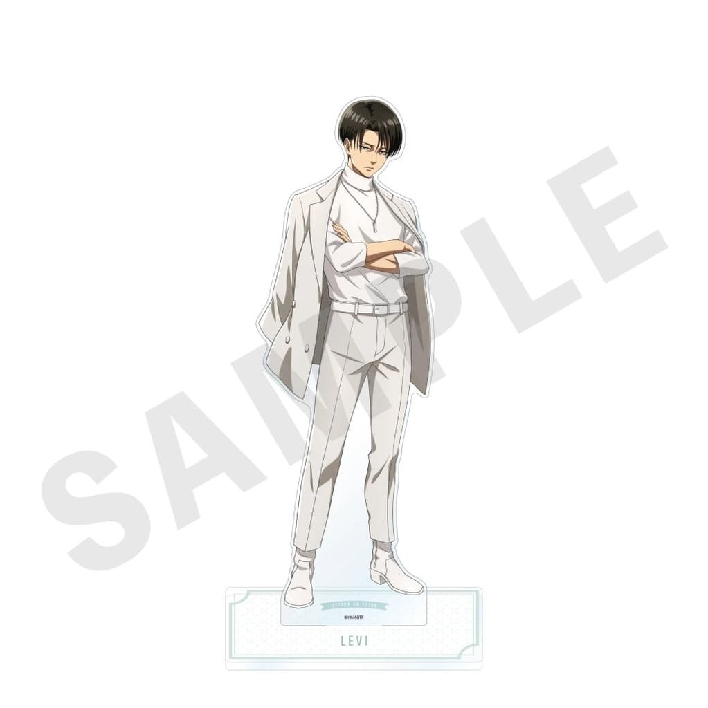 Attack on Titan Levi Acrylic Stand White Code Series Used Japan