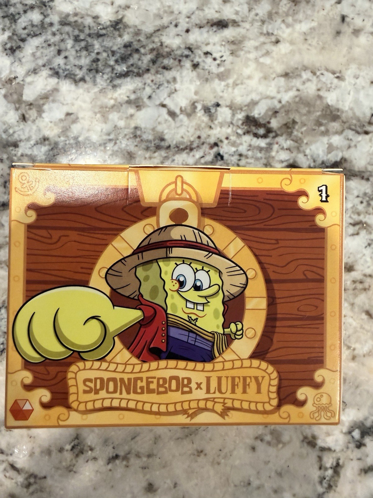 2026 SPONGEBOB X LUFFY MCDONALDS SPONGEBOB ONE PIECE TOY