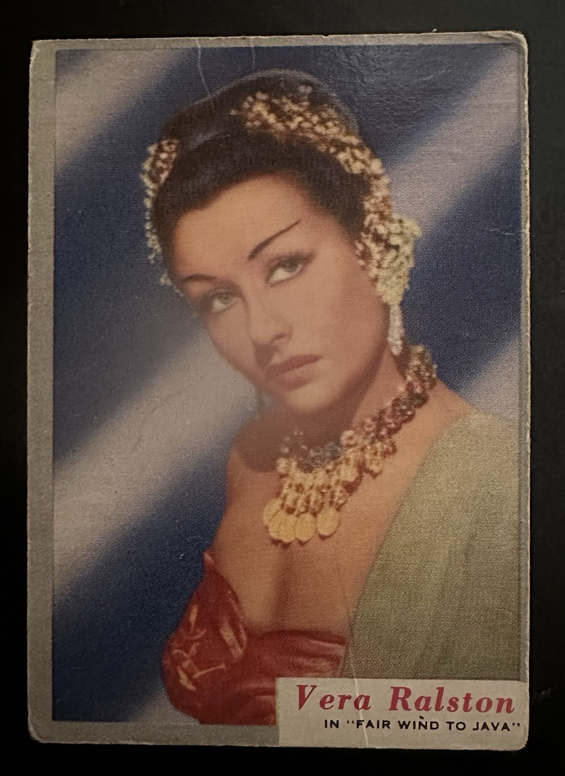 1953 Topps, Who-Z-At Star?, #10 Vera Ralston, ungraded 1953 Topps, Who-Z-At Star?, #10 Vera Ralston, ungraded