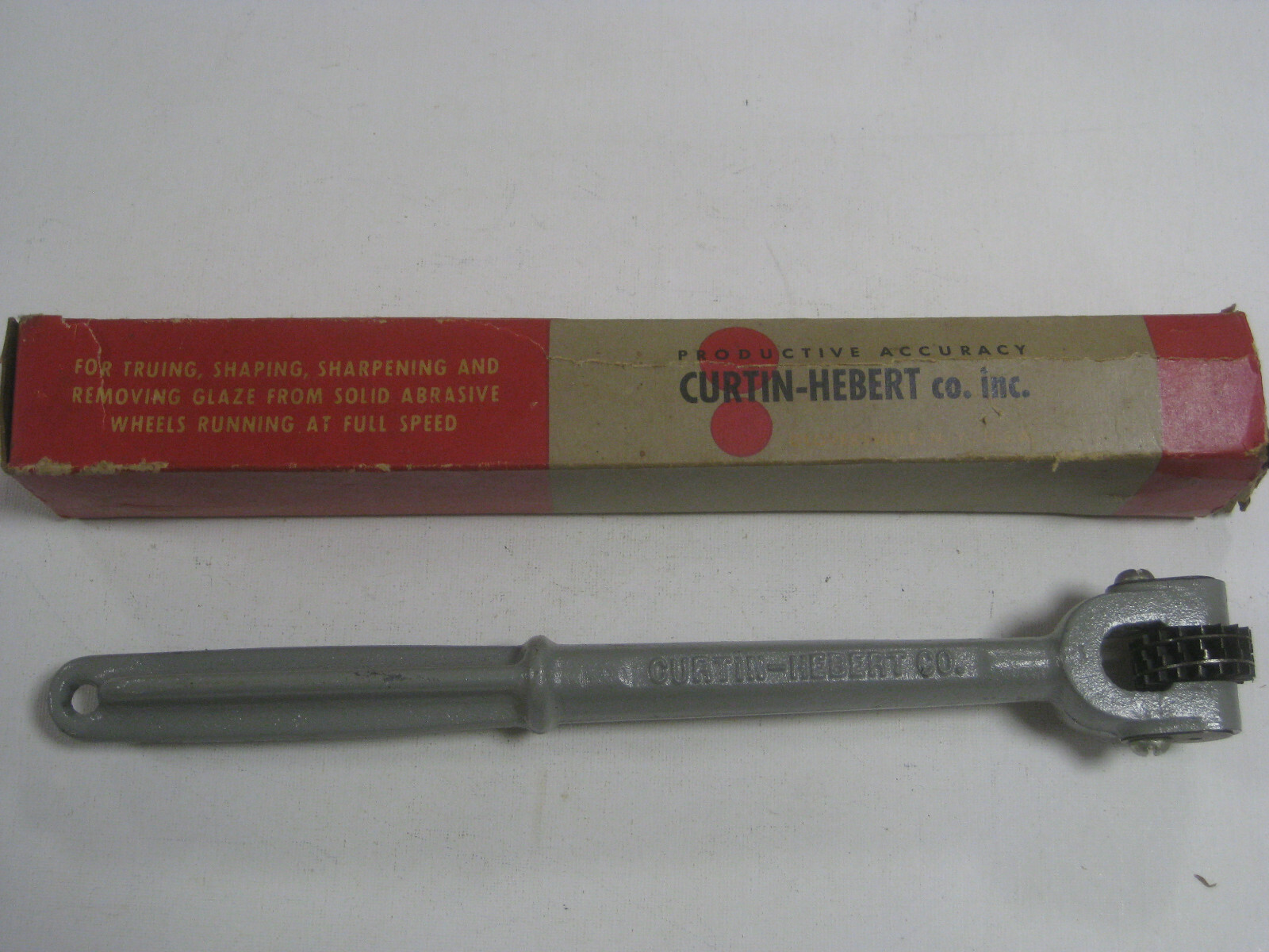 Vintage NOS Curtin-Hebert Co Huntington Abrasive Wheel Dresser Tool  Made in USA