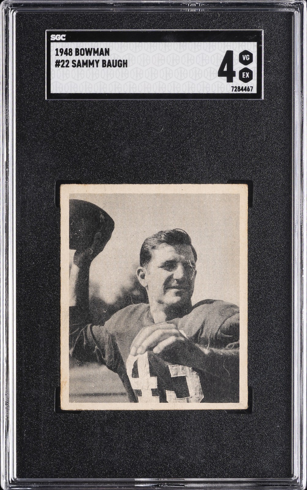 1948 BOWMAN #22 SAMMY BAUGH SGC 4