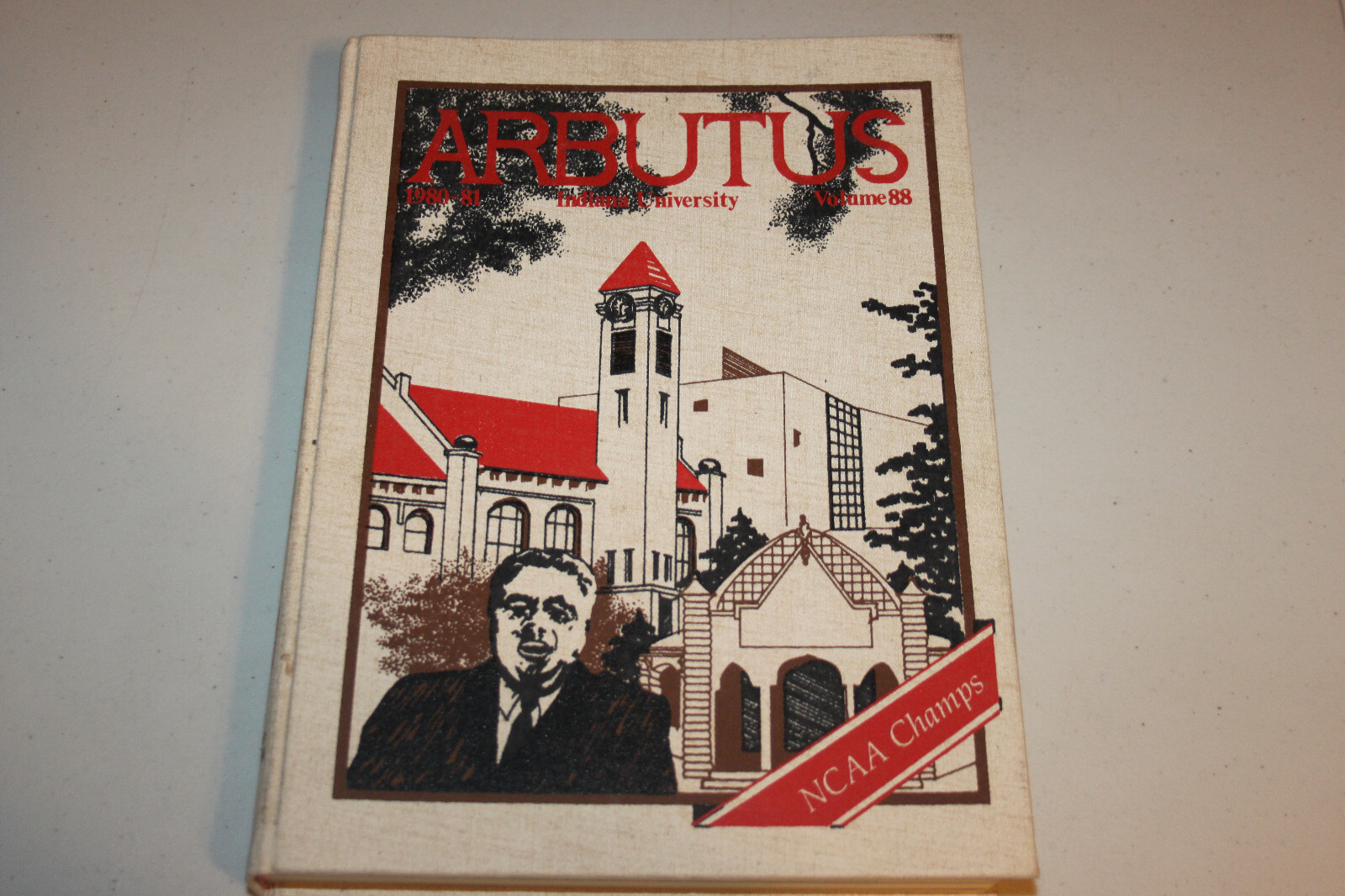 Indiana University Yearbook, Arbutus, 1980-1981, NCAA Champs, Bob Knight, Vol 88 Indiana University Yearbook, Arbutus, 1980-1981, NCAA Champs, Bob Knight, Vol 88