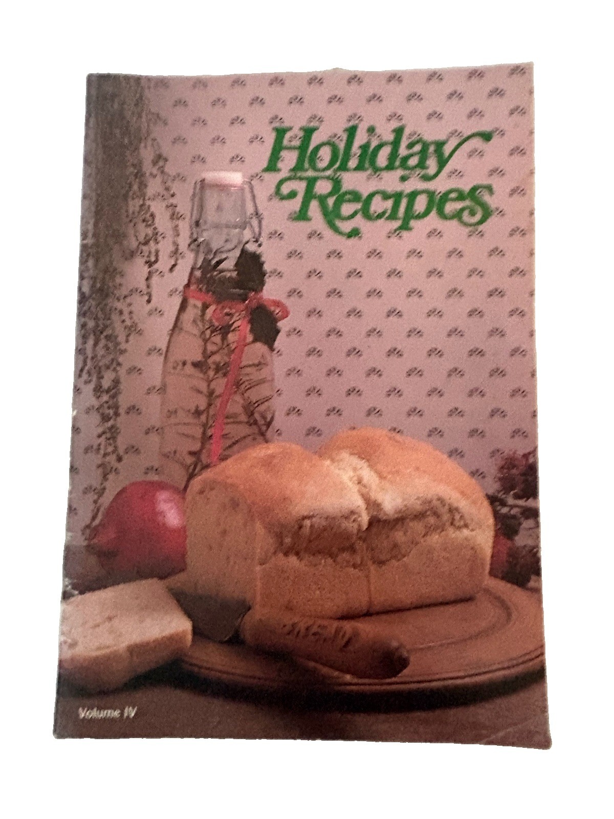 1988 Holiday Recipes Cookbook Booklet State of New Hampshire Liquor Commission