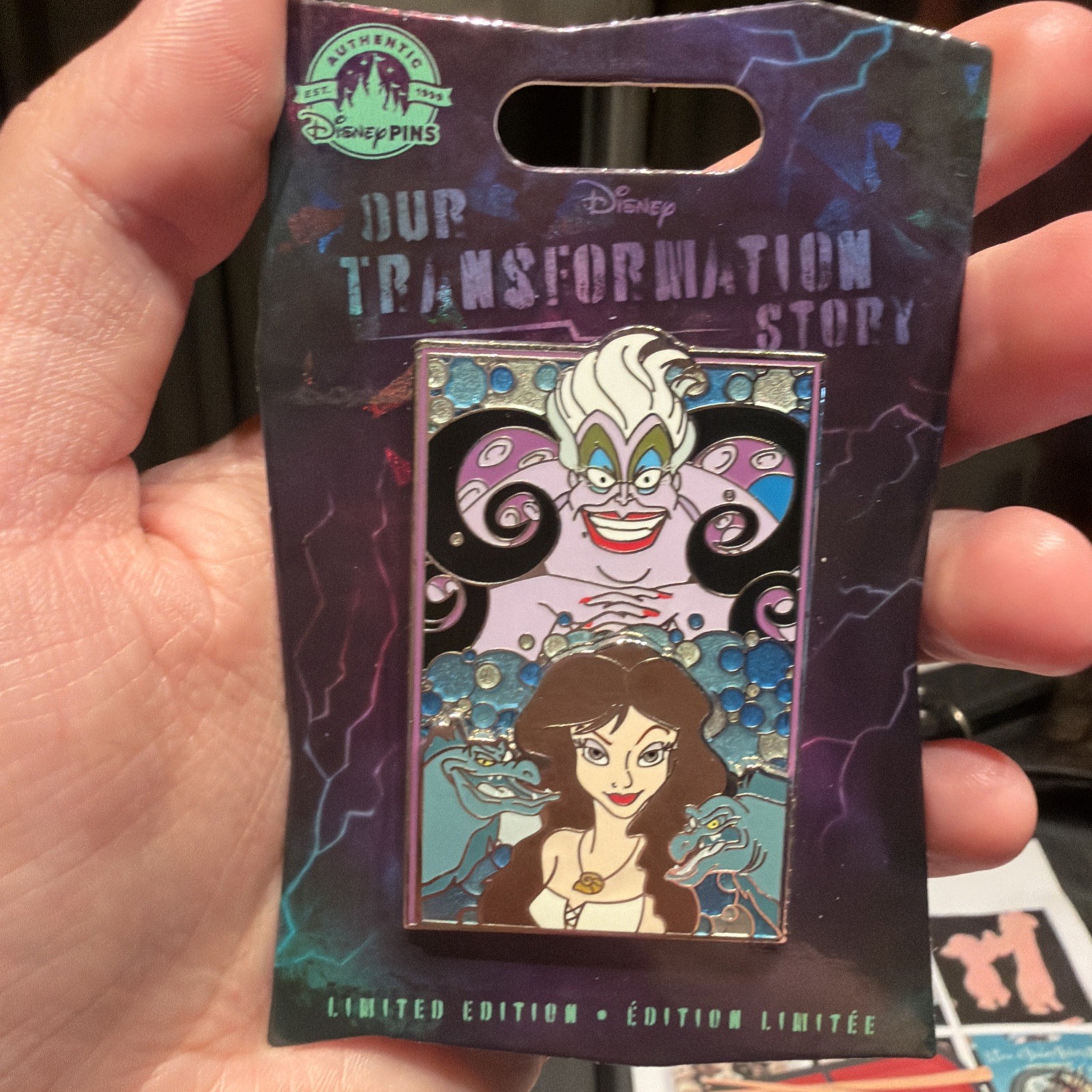 Disney DLR  2022  Transformation Story LITTLE MERMAID URSULA VANESSA  LE Pin   