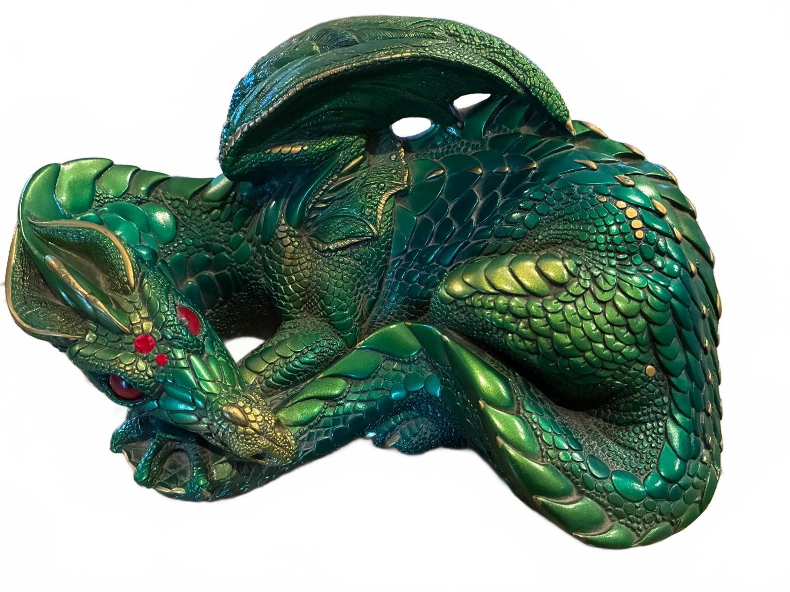 Windstone Editions Mother Dragon Emerald Green Retired Peña 1985 Windstone Editions Mother Dragon Emerald Green Retired Peña 1985