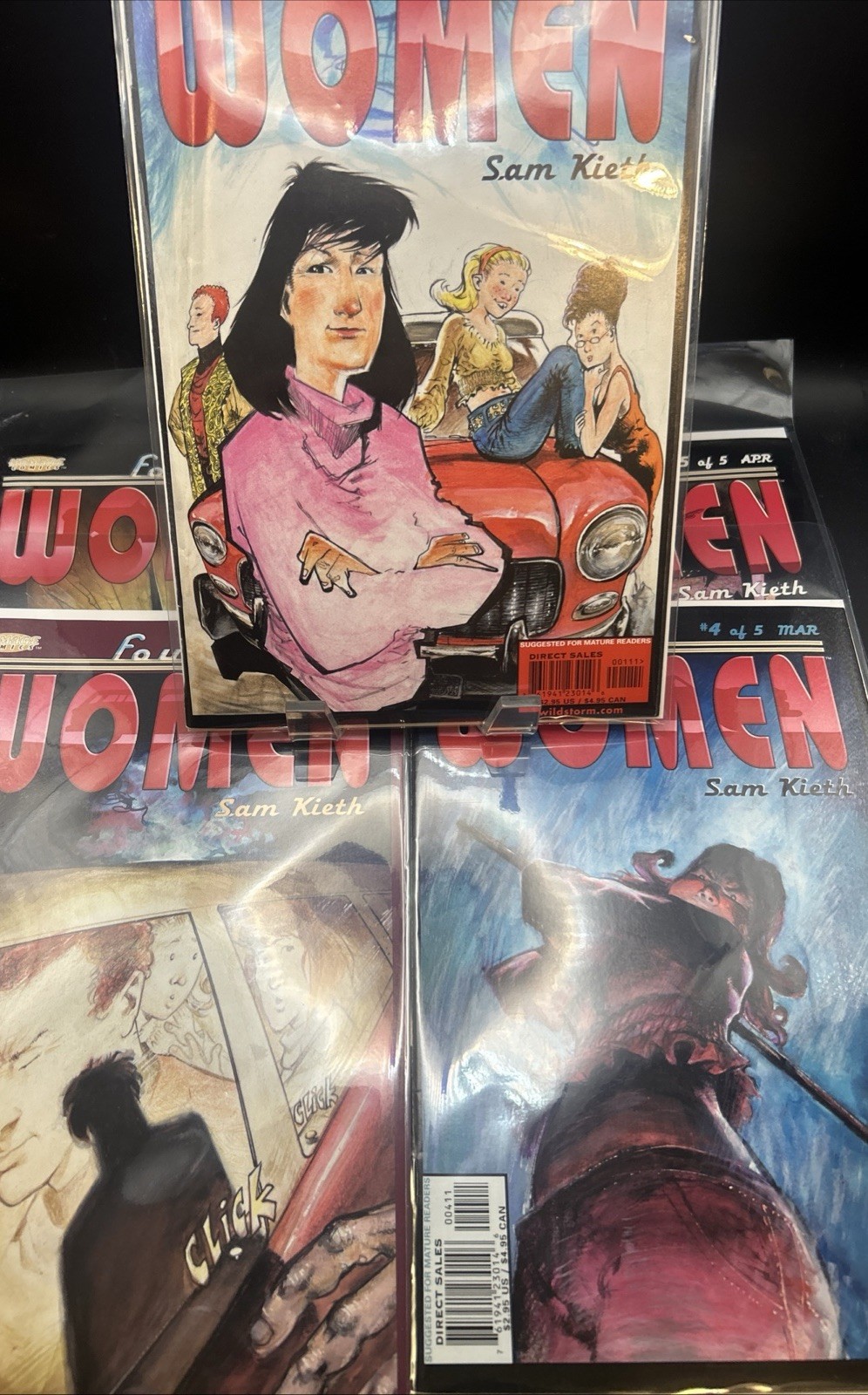 Four Women Homage 1-5 Full Run Book 1 Is Fine Condition Books 2 3 4 5 Near Mint
