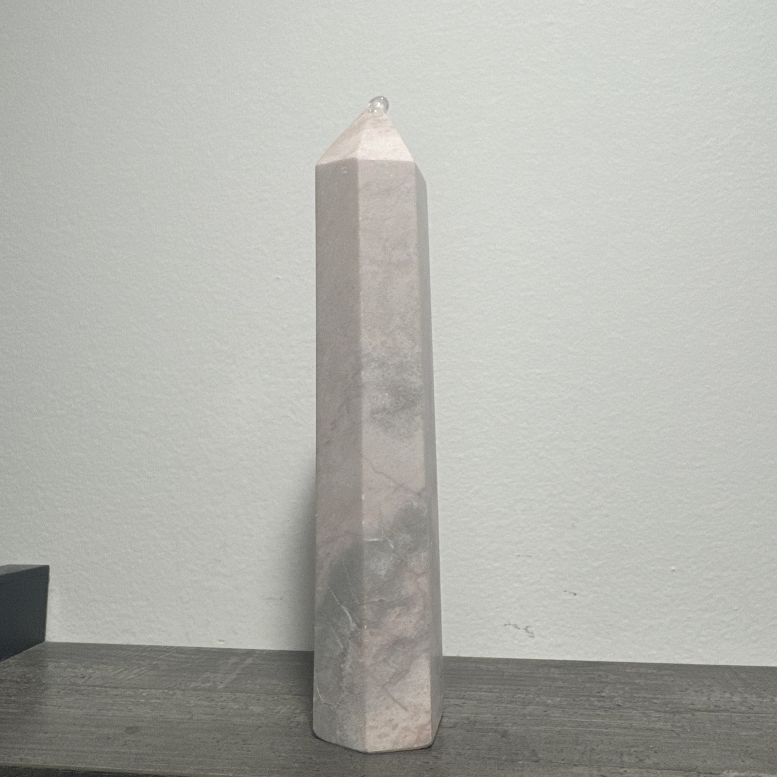 Pink Opal Crystal Tower 619 Grams 8.5”
