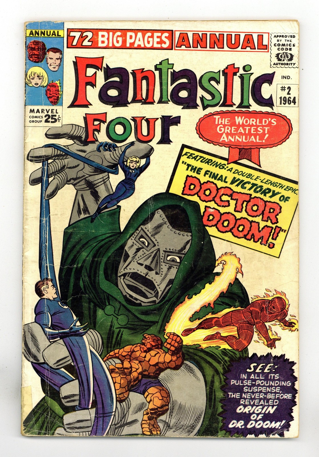 Fantastic Four Annual #2 PR 0.5 RESTORED 1964