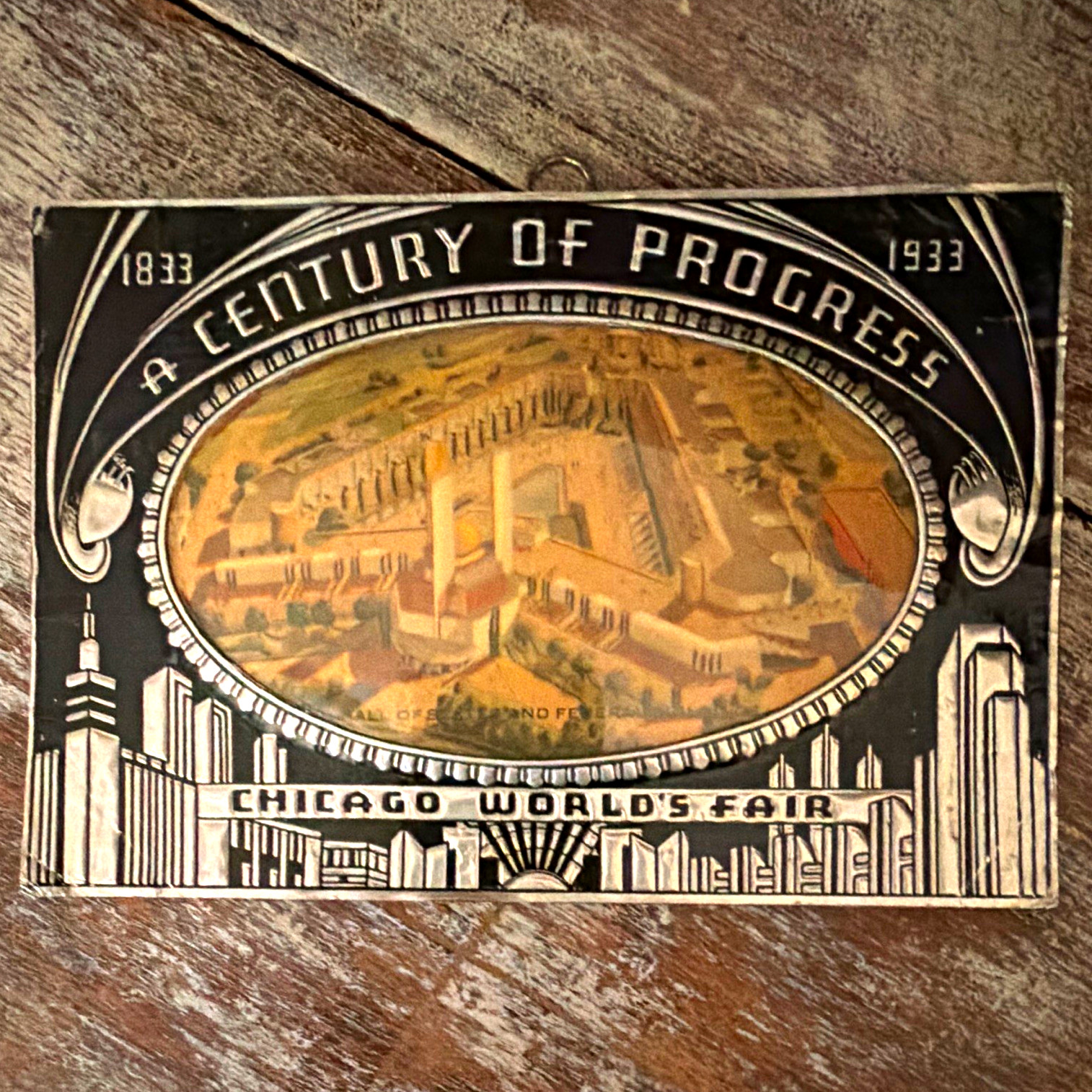 1933-34 Chicago World’s Fair A Century of Progress Postcard, World’s Fairs Theme