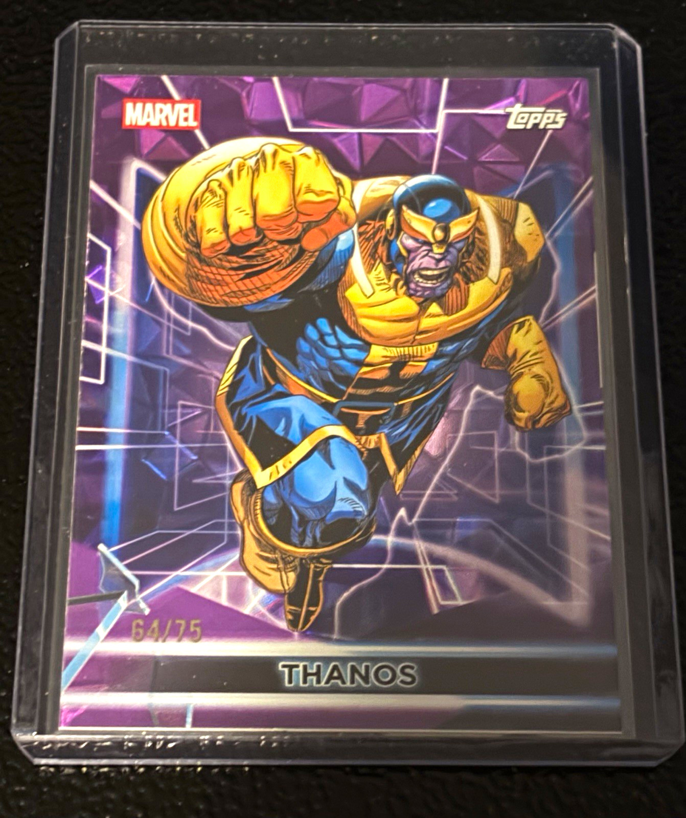 Topps 2026 Marvel Collectible Card Game Thanos #16 Non-Sport Trading Card #/75
