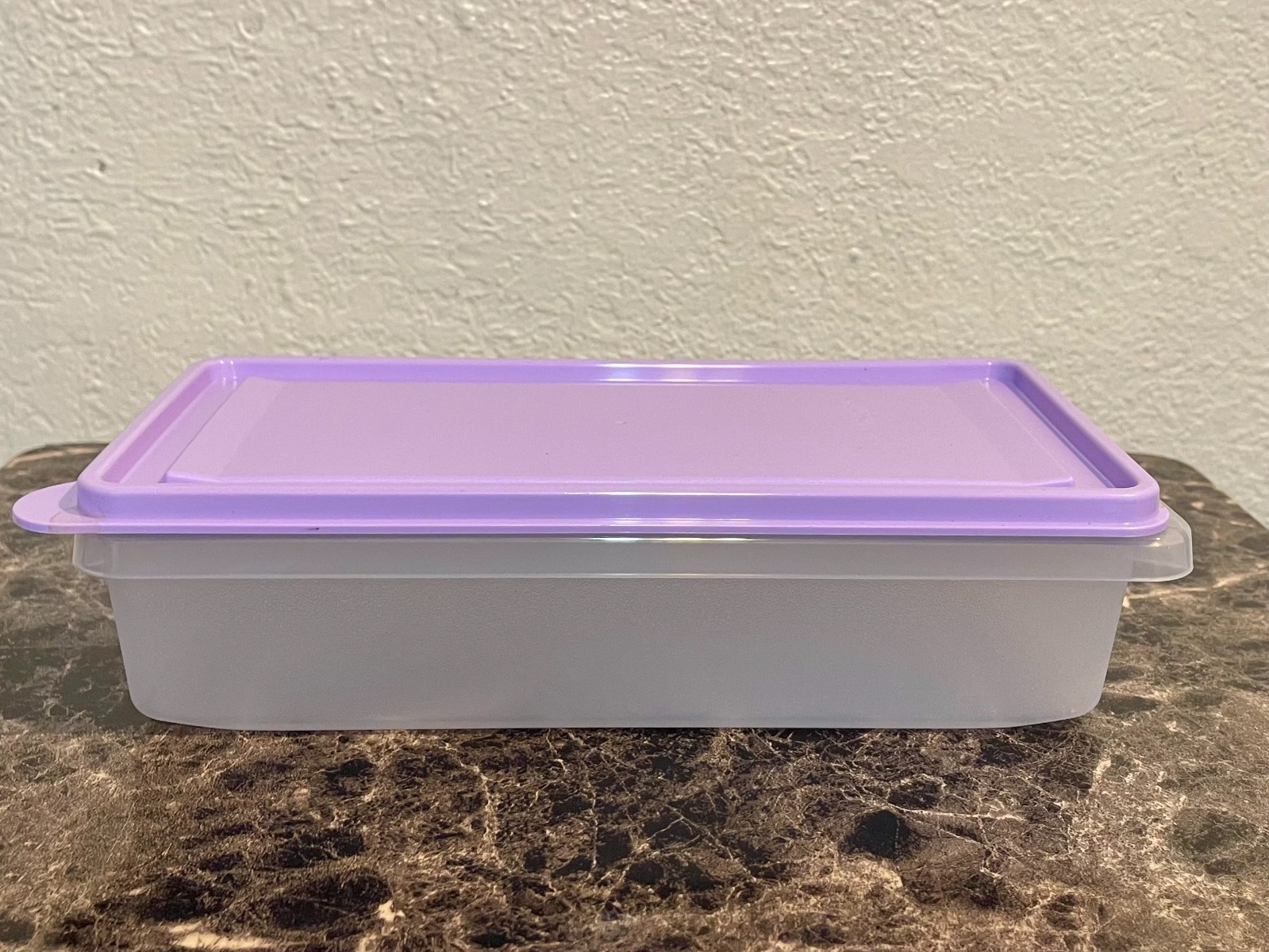 Tupperware Stackable Stak N Store Rectangular   1.5L  Refry Lilac  New