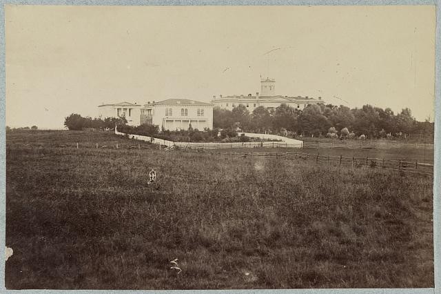 Photo:Gettysburg Pennsylvania College 1863 Civil War Campus View