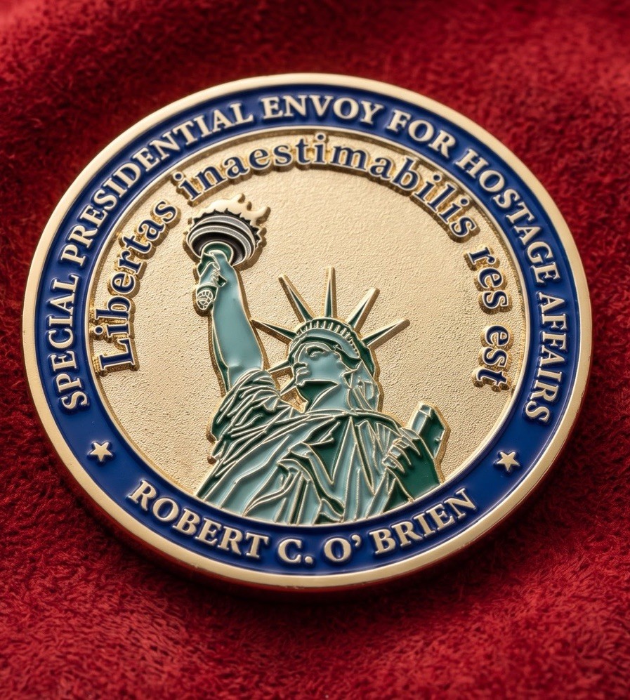 Rare Authentic Trump 45 Special Envoy /NSC Advisor Robert OBrien Challenge Coin