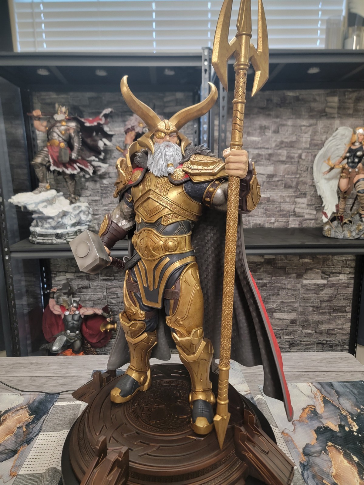 Custom 1/4 ODIN STATUE 31 inches Custom 1/4 ODIN STATUE 31 inches