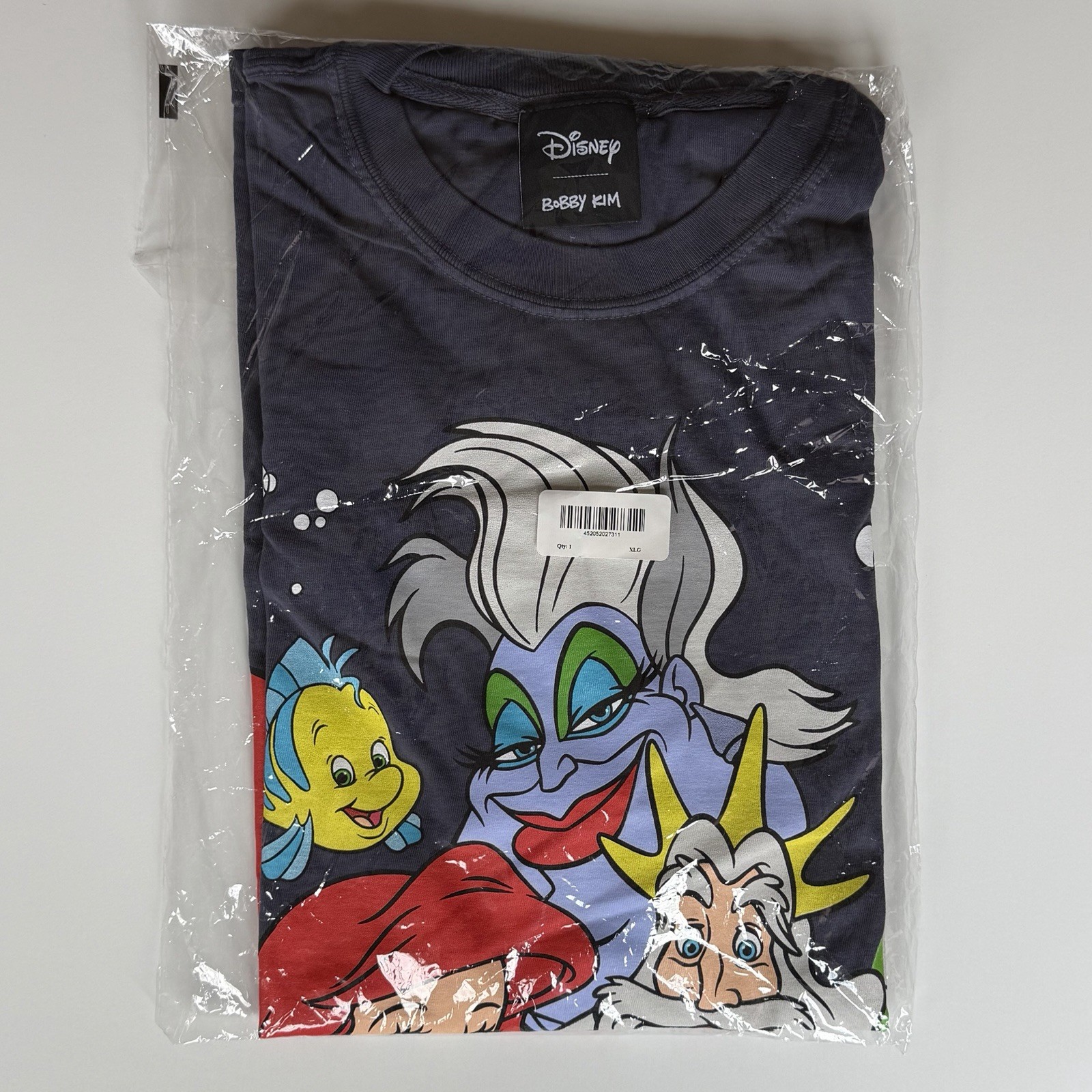 Disney Bobby Kim Little Mermaid Limited Edition T-Shirt XL Navy