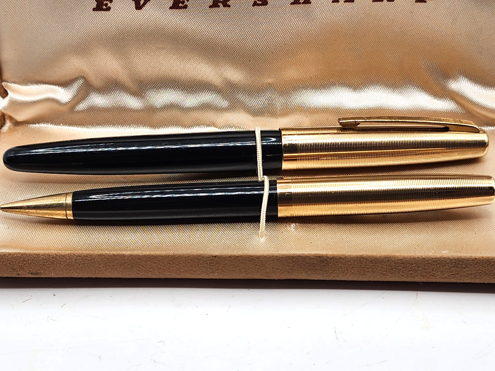 Vintage 1940s Eversharp Symphony Fountain Pen & Pencil Set (14K Gold Nib)