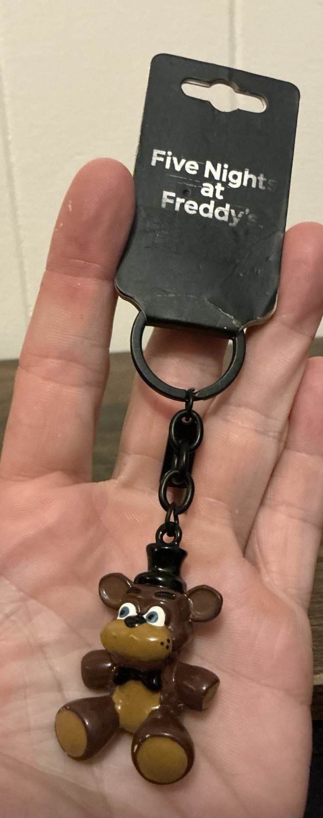 New Vintage Five Nights at Freddy's Freddy Fazbear Hot Topic Bioworld Keychain New Vintage Five Nights at Freddy's Freddy Fazbear Hot Topic Bioworld Keychain