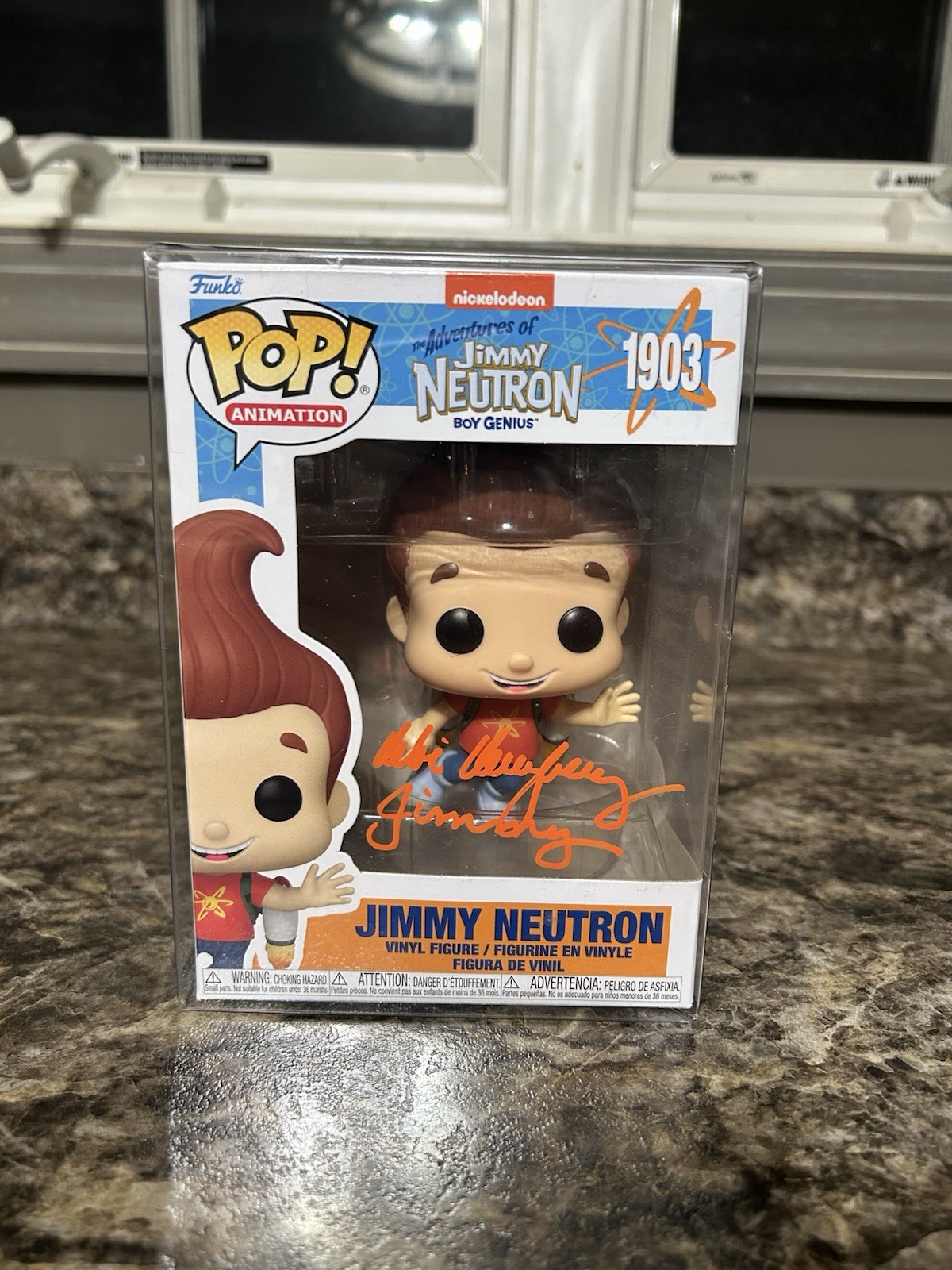 Funko POP Jimmy Neutron 1903 Signed Debi Derryberry JSA COA W/ Protector Case