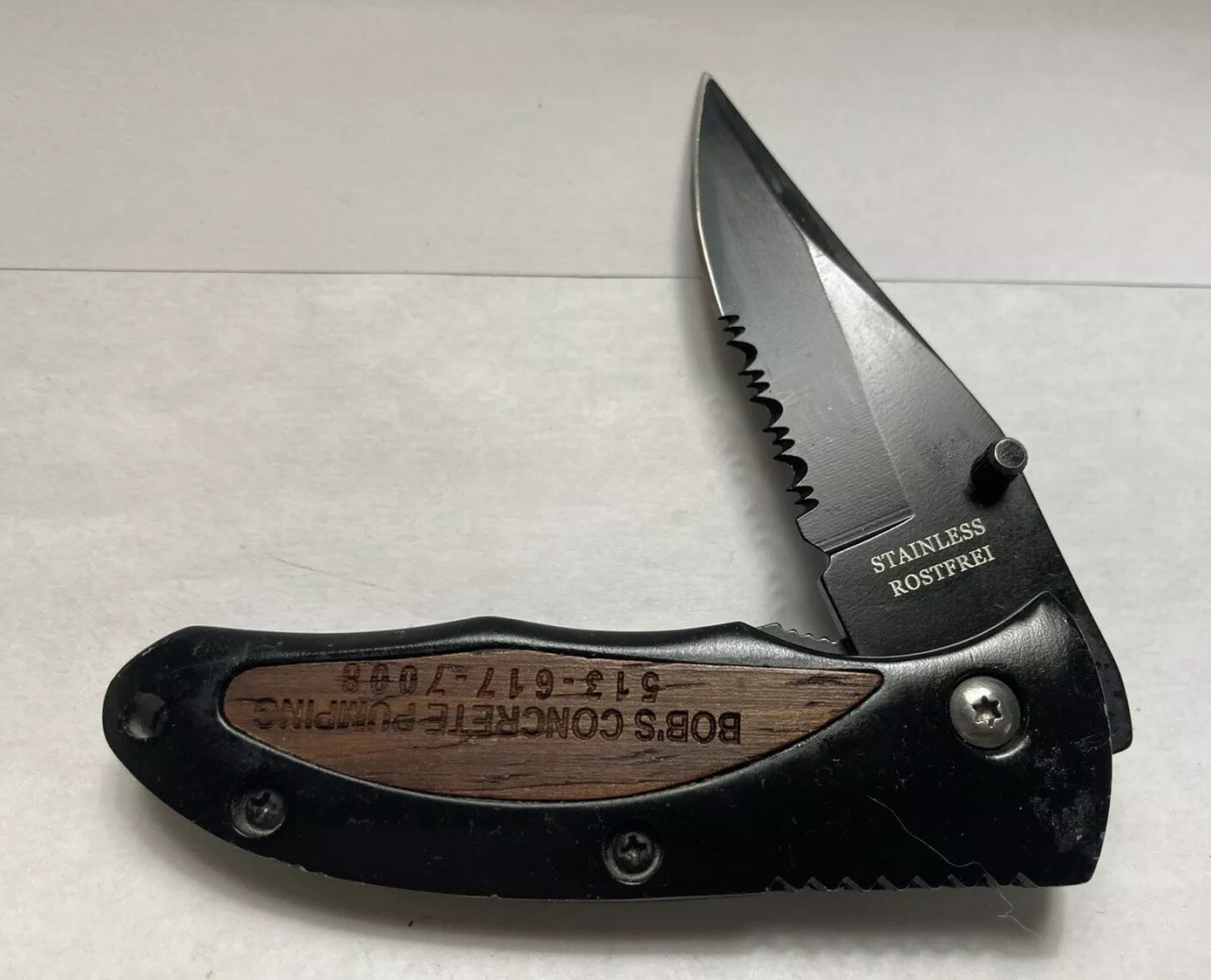 NEW SLEEK LOOKING ROSTFREI STRIKER BLACKKNIGHT  POCKET KNIFE
