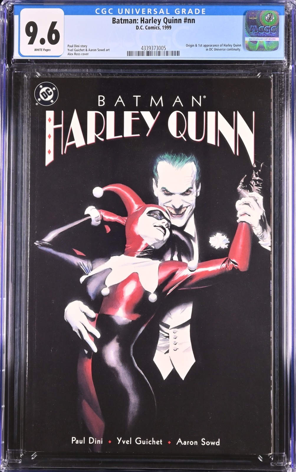 Batman Harley Quinn (1999) CGC 9.6 1st PRINT 1st Appearance in DC Continuity 